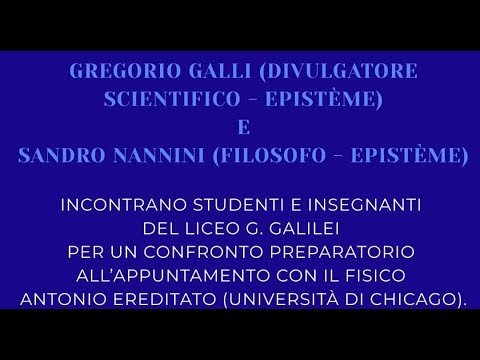 Galilei: ricerca scientifica e intelligenza artificiale